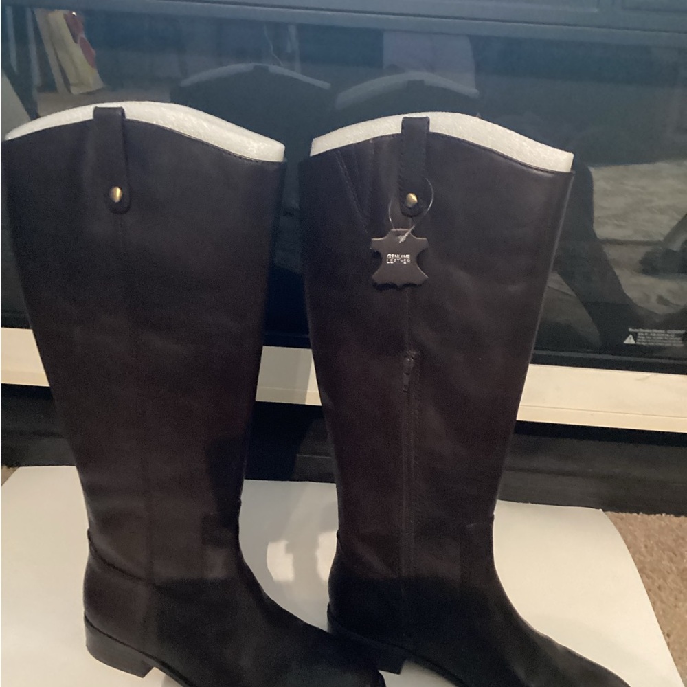 INC International Concepts Black Over the Knee Boots